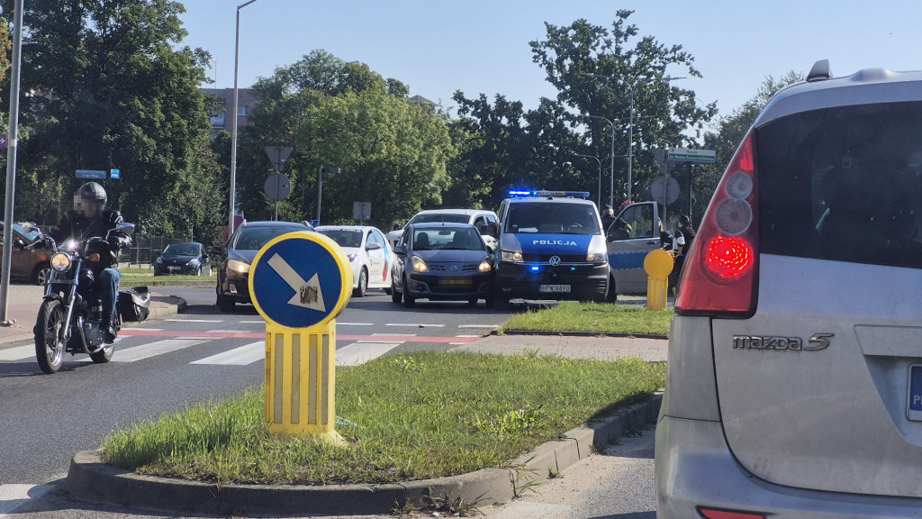 Kolizja radiowozu