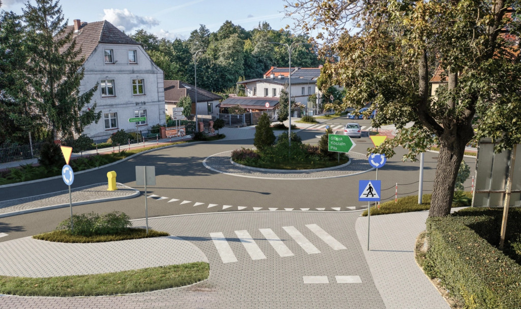 Tak będzie wyglądało nowe rondo na Szczecińskiej