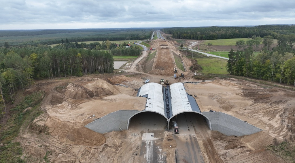 Postęp prac na S11 Bobolice–Szczecinek.