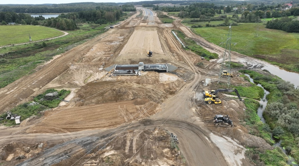 Postęp prac na S11 Bobolice–Szczecinek.