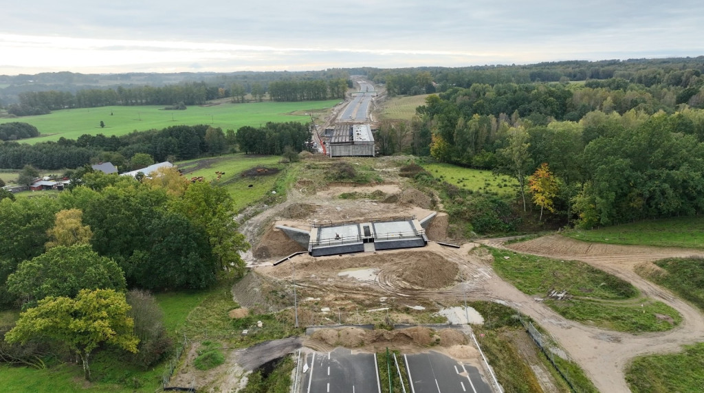 Postęp prac na S11 Bobolice–Szczecinek.