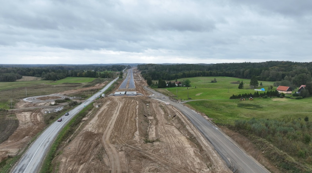 Postęp prac na S11 Bobolice–Szczecinek.