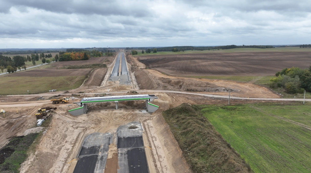 Postęp prac na S11 Bobolice–Szczecinek.