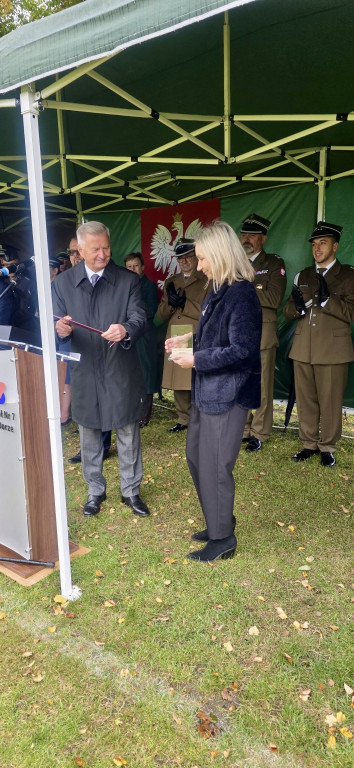 Wojskowy ceremoniał w Białym Borze