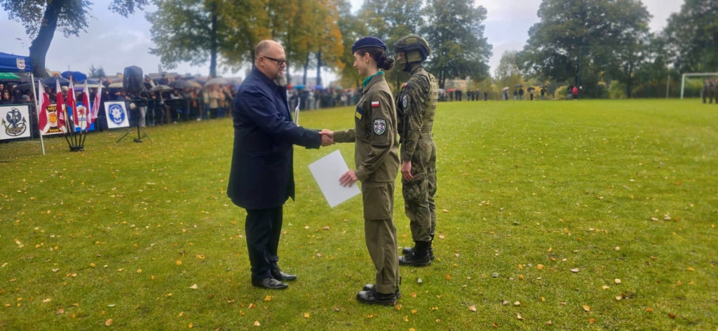 Wojskowy ceremoniał w Białym Borze