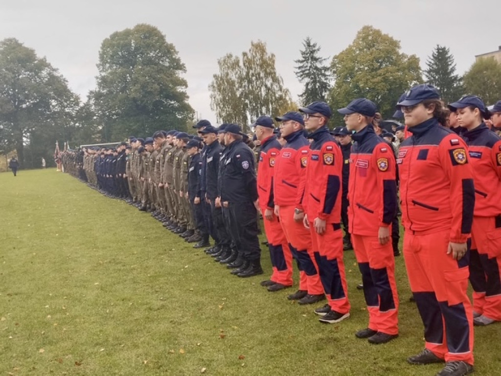 Wojskowy ceremoniał w Białym Borze