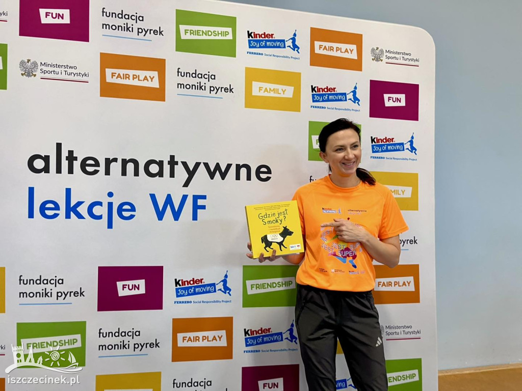 „Alternatywna lekcja WF-u” w SP1 z Moniką Pyrek