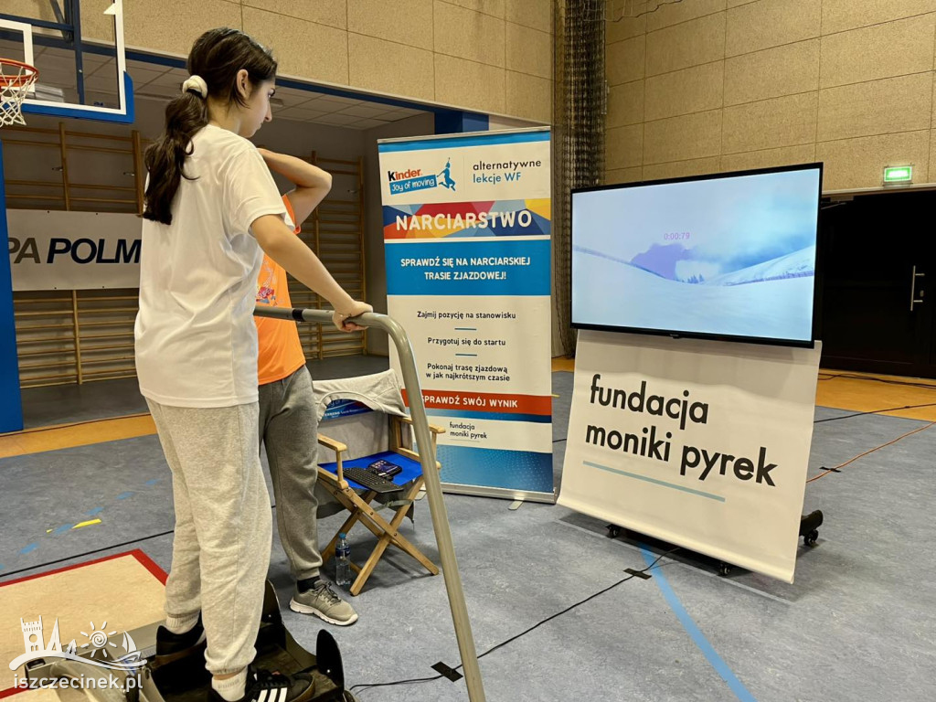 „Alternatywna lekcja WF-u” w SP1 z Moniką Pyrek
