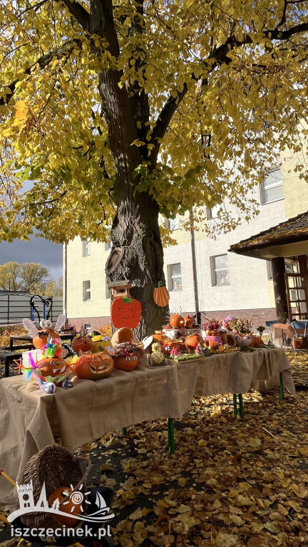 Rodzinny festyn w złoto-pomarańczowych barwach