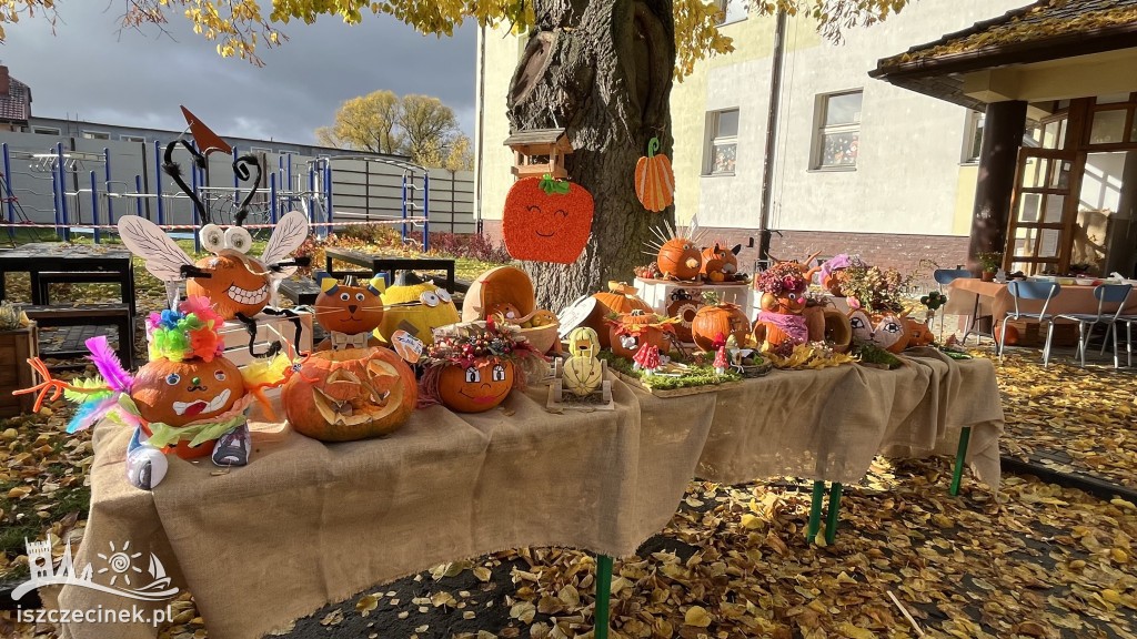 Rodzinny festyn w złoto-pomarańczowych barwach