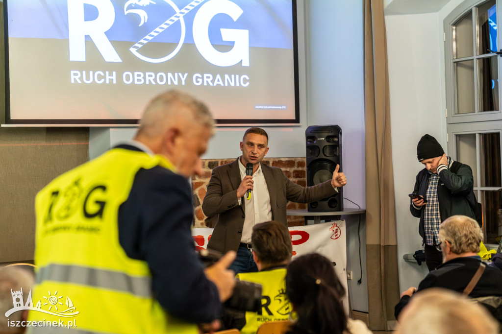 Robert Bąkiewicz w Szczecinku ZDJĘCIA