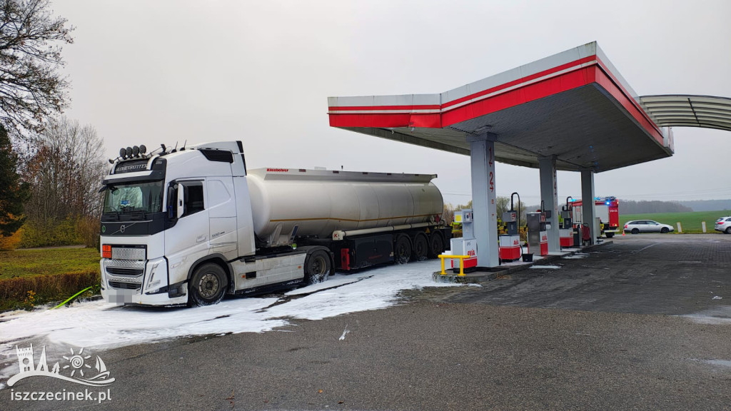 Wyciek paliwa w Silnowie – straż pożarna w akcji