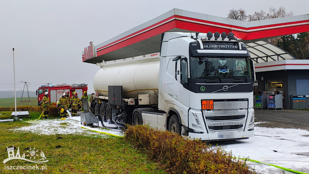 Wyciek paliwa w Silnowie – straż pożarna w akcji