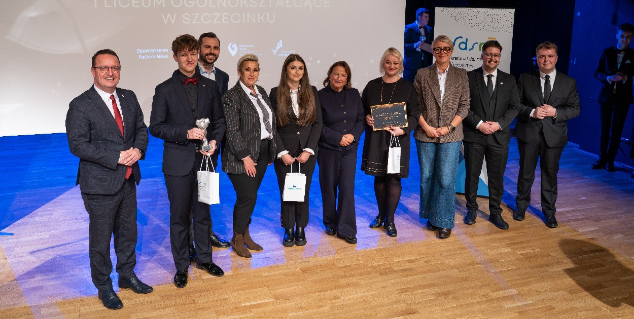 I LO w Szczecinku z nagrodą Najaktywniejszego Samorządu