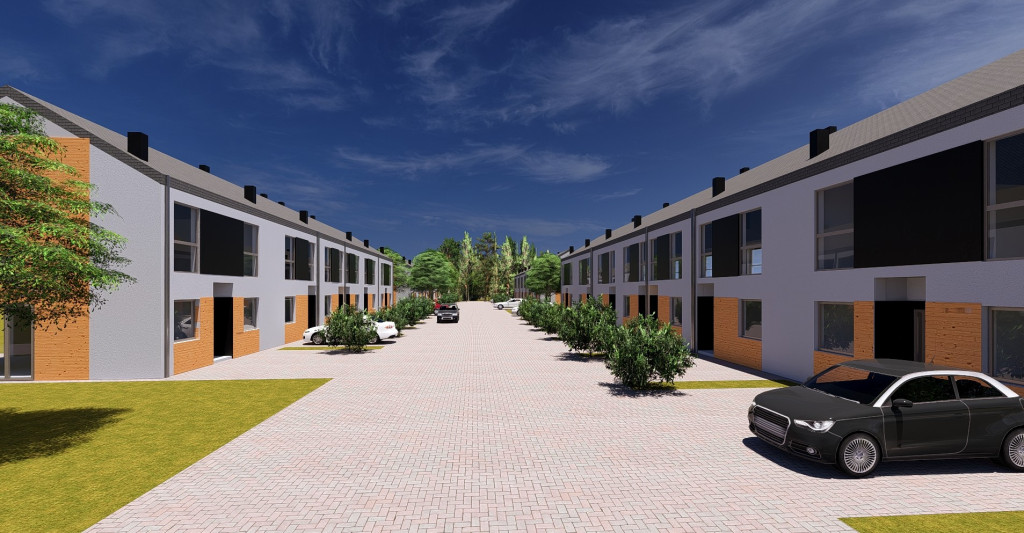 Mieszkania z ogródkami w Turowie.