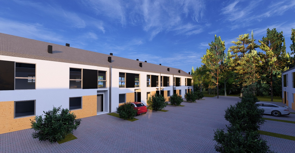 Mieszkania z ogródkami w Turowie.