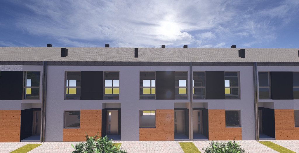 Mieszkania z ogródkami w Turowie.