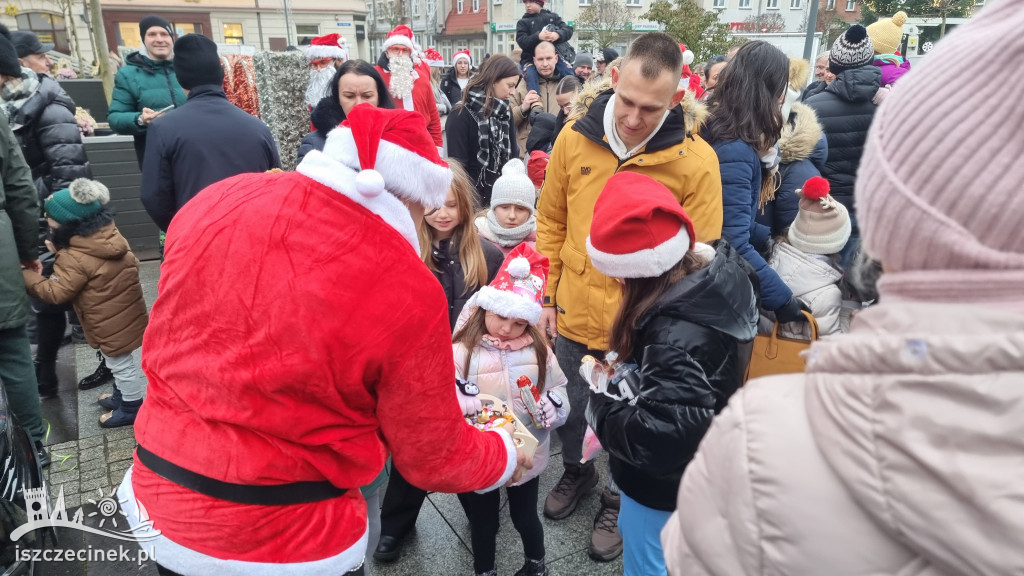 Moto Mikołaje na ulicach Szczecinka