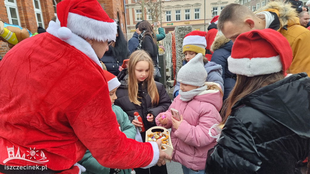 Moto Mikołaje na ulicach Szczecinka