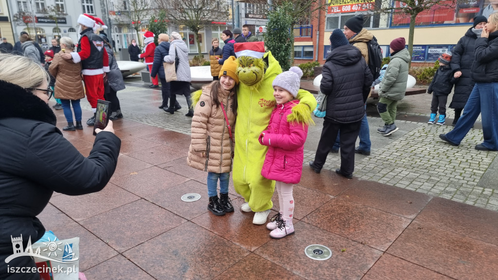 Moto Mikołaje na ulicach Szczecinka