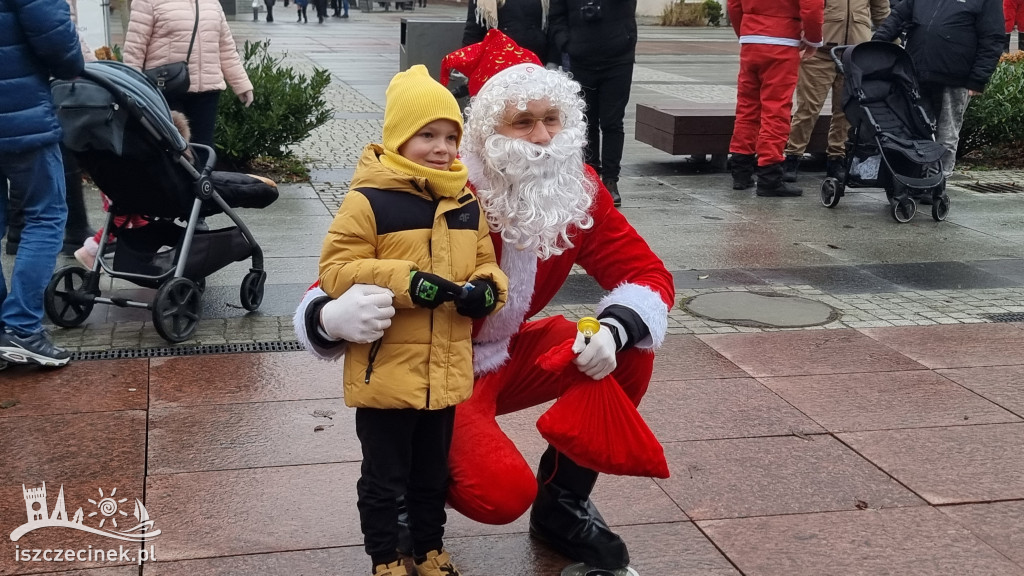 Moto Mikołaje na ulicach Szczecinka