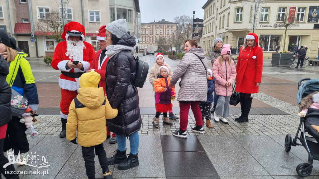 Moto Mikołaje na ulicach Szczecinka
