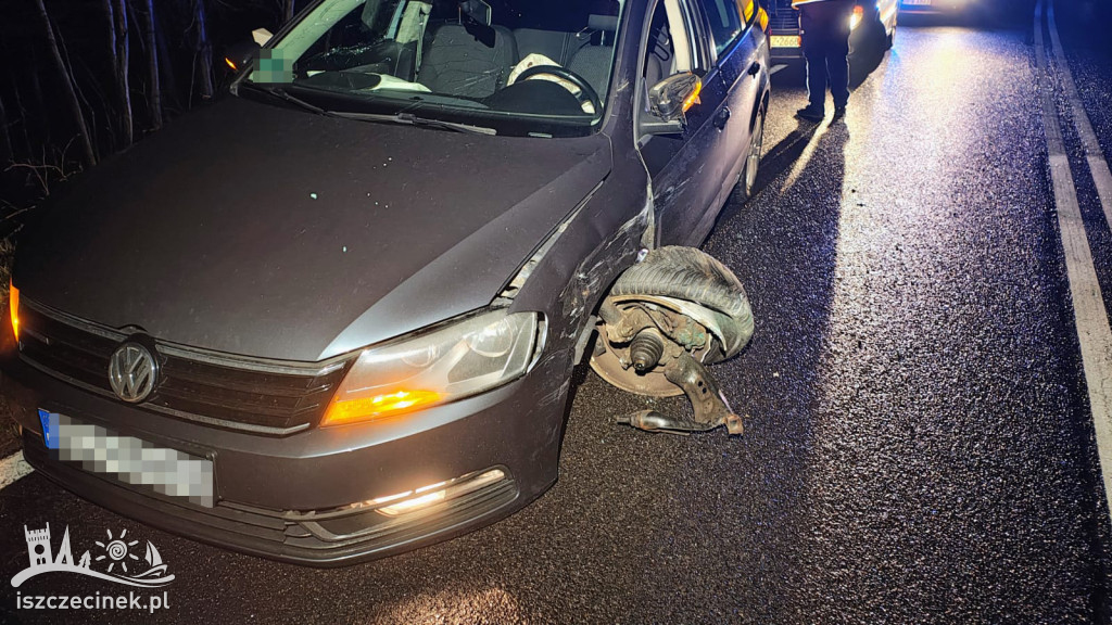 Wyprzedzał ciężarówkę na podwójnej ciągłej