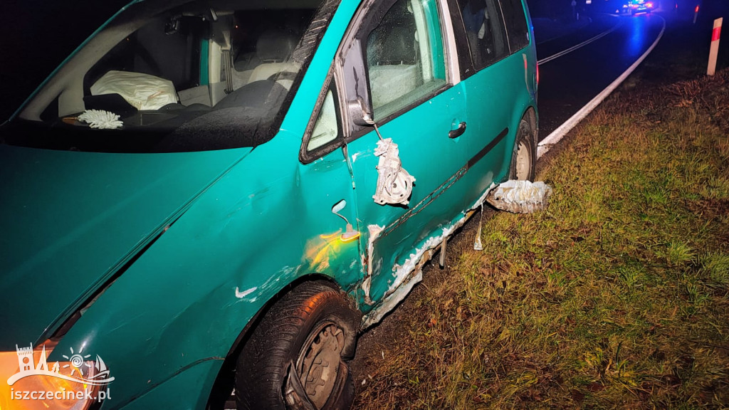 Wyprzedzał ciężarówkę na podwójnej ciągłej