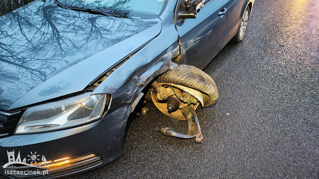 Wyprzedzał ciężarówkę na podwójnej ciągłej