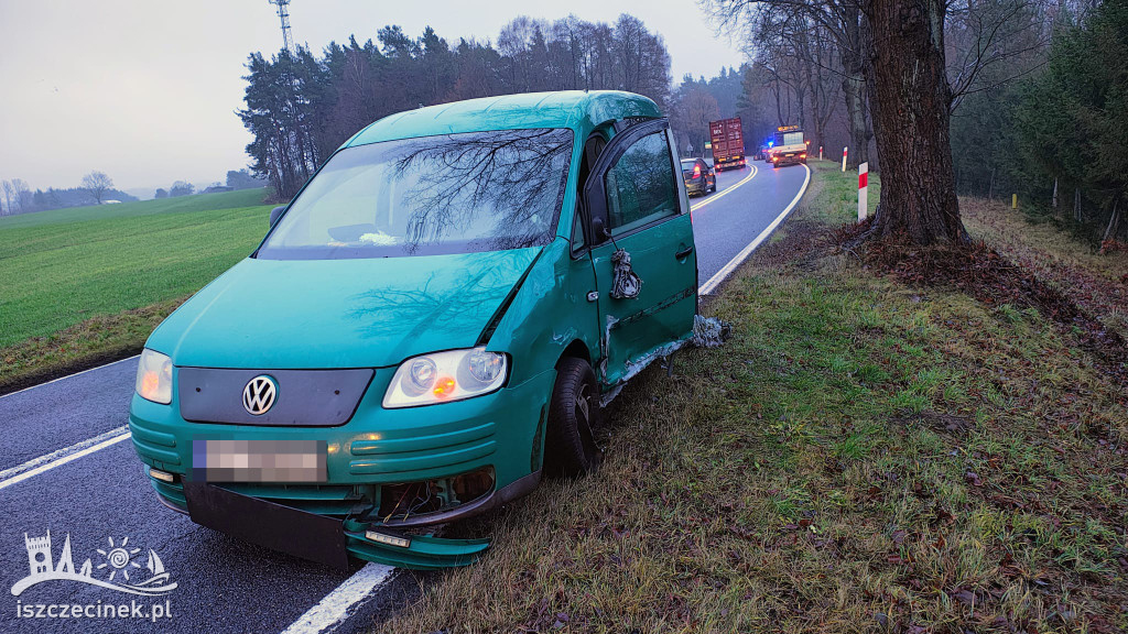 Wyprzedzał ciężarówkę na podwójnej ciągłej
