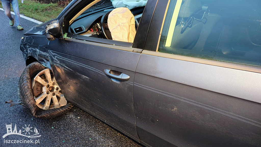 Wyprzedzał ciężarówkę na podwójnej ciągłej