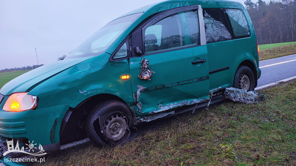 Wyprzedzał ciężarówkę na podwójnej ciągłej