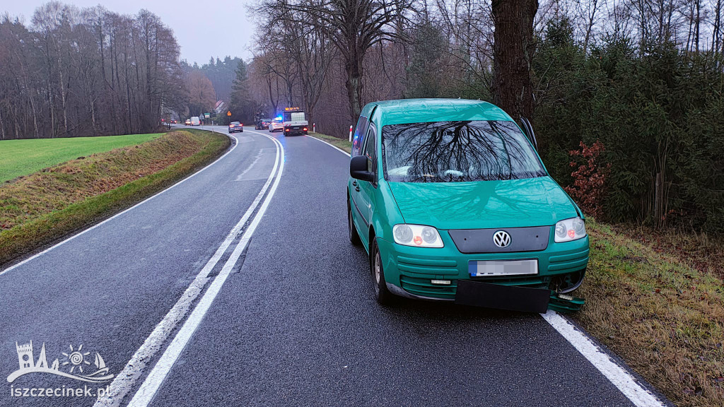 Wyprzedzał ciężarówkę na podwójnej ciągłej