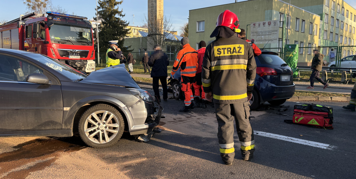 Wypadek na ul. Szczecińskiej w Szczecinku.