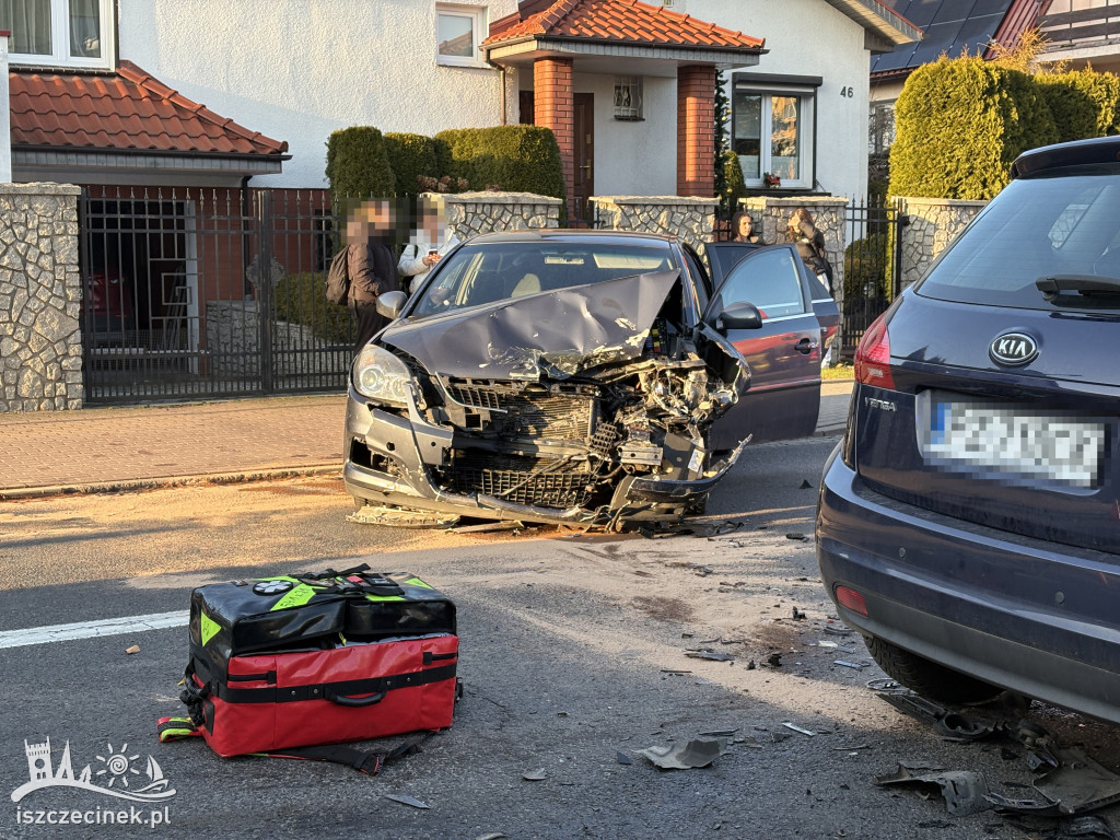Wypadek na ul. Szczecińskiej w Szczecinku.