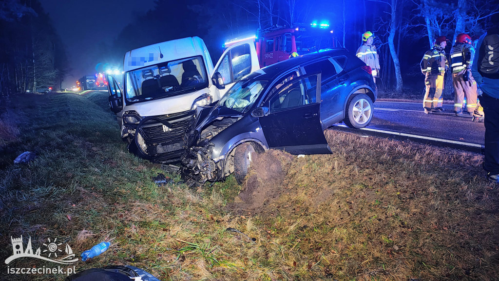 Groźny wypadek na DK20 koło Szczecinka