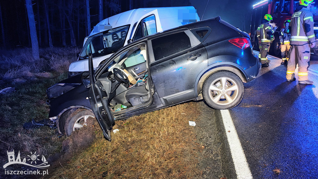 Groźny wypadek na DK20 koło Szczecinka