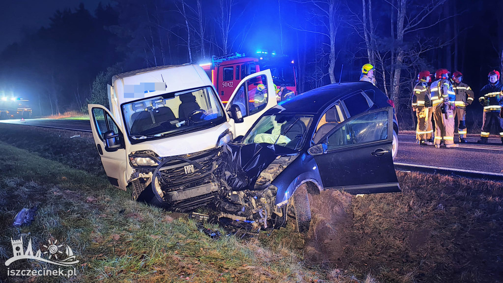 Groźny wypadek na DK20 koło Szczecinka