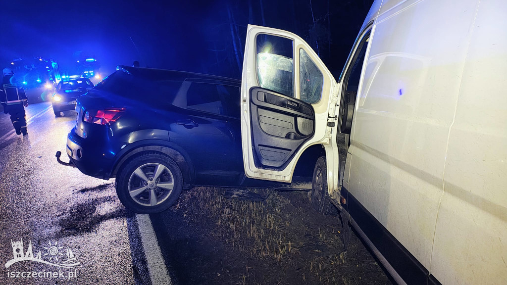 Groźny wypadek na DK20 koło Szczecinka