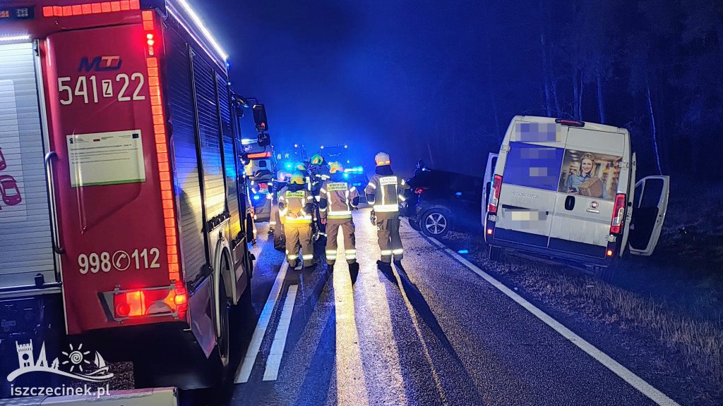 Groźny wypadek na DK20 koło Szczecinka