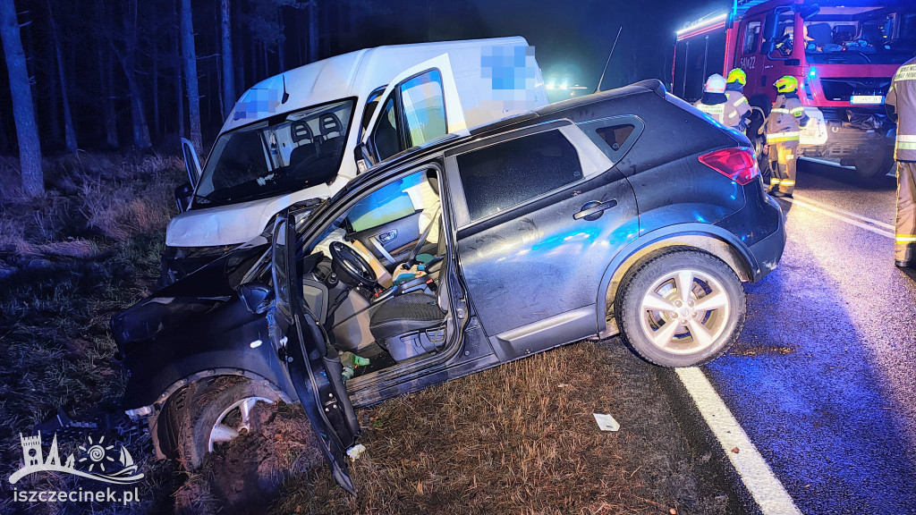 Groźny wypadek na DK20 koło Szczecinka
