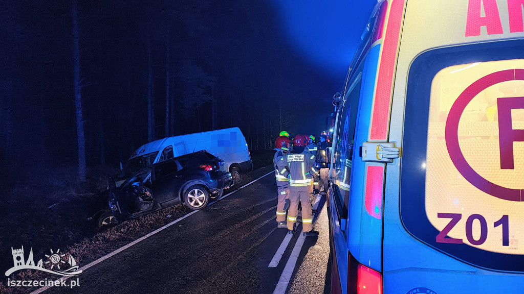 Groźny wypadek na DK20 koło Szczecinka