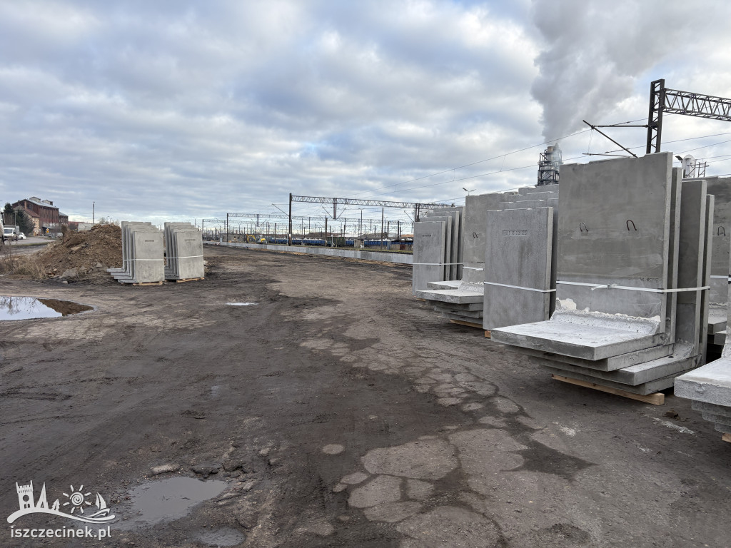 Remont peronów na dworcu PKP w Szczecinku