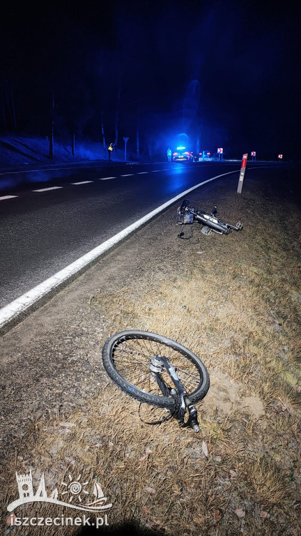 Wypadek na DK20 w Krągach.