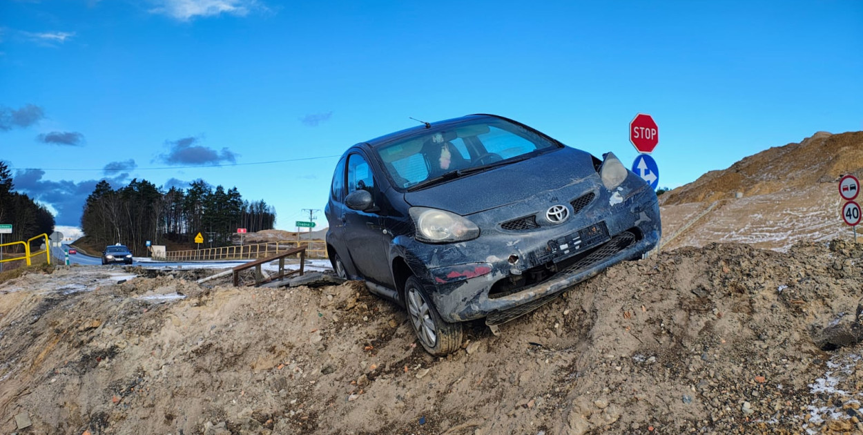 Kolizja na DK11 koło Wierzchowa