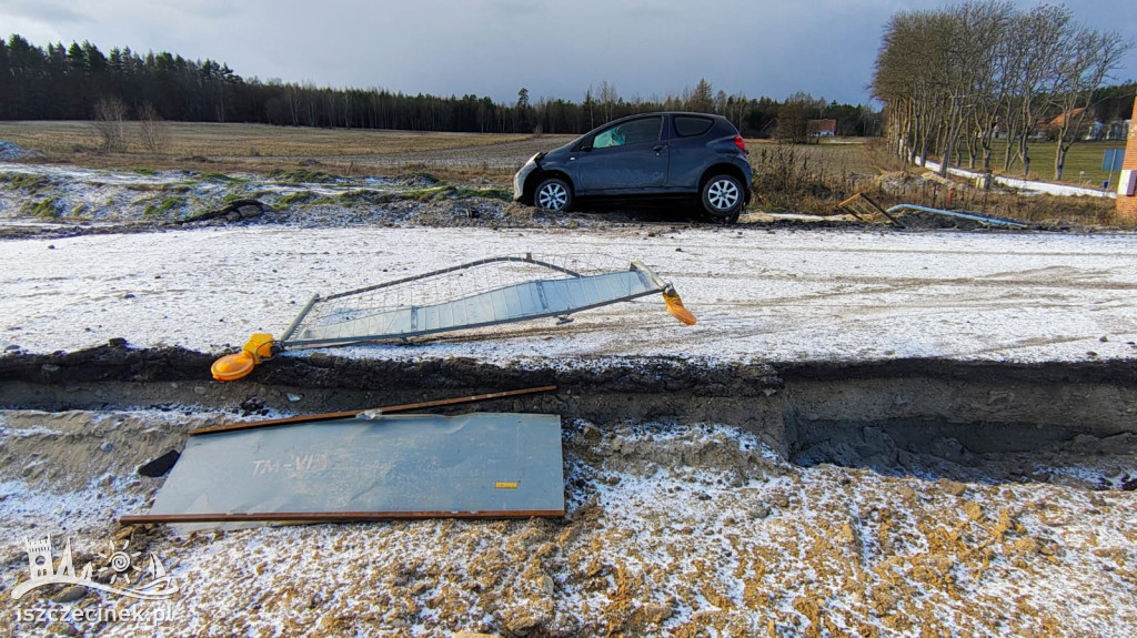 Kolizja na DK11 koło Wierzchowa