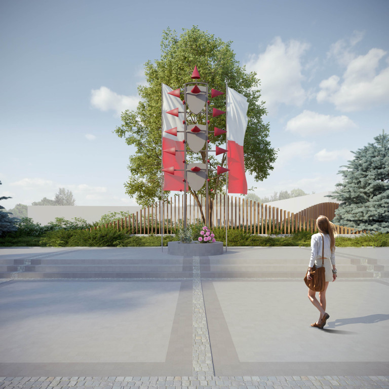 Wizualizacje nowego centrum Białego Boru