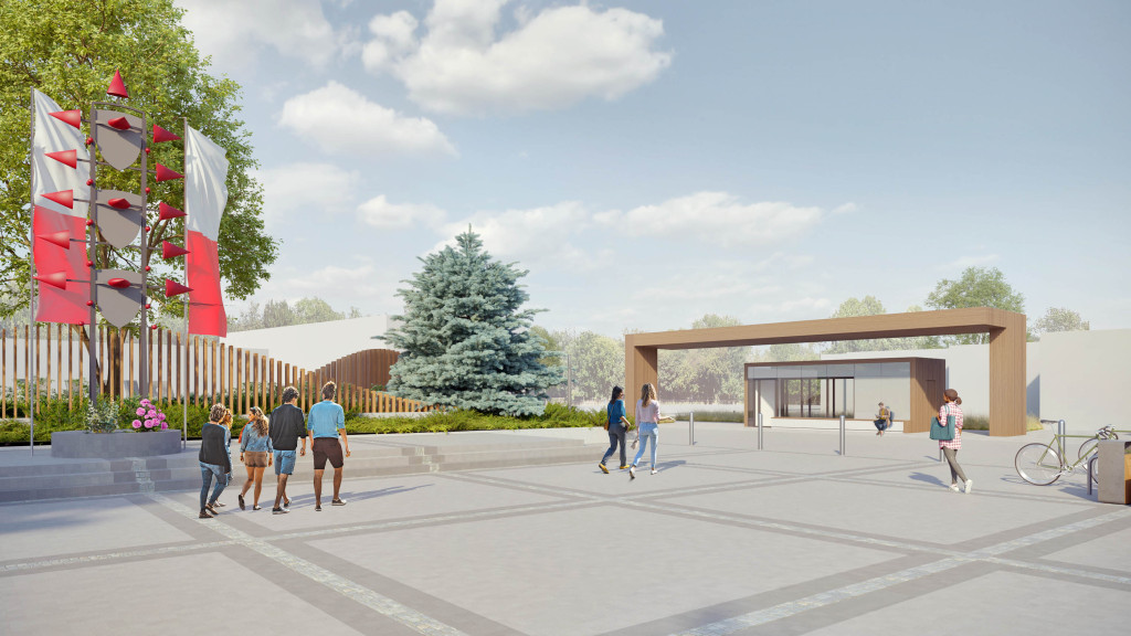 Wizualizacje nowego centrum Białego Boru