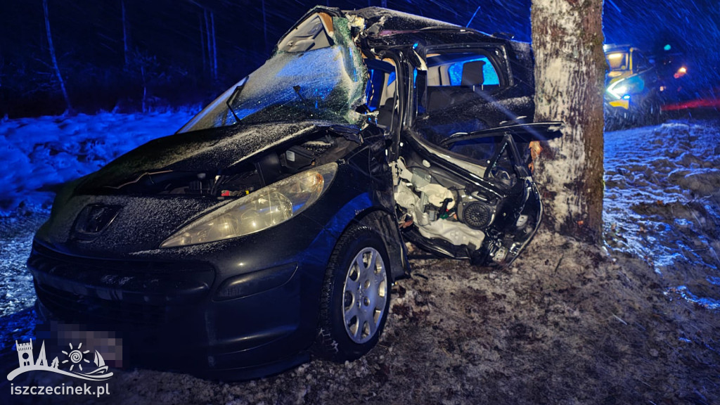 Tragiczny wypadek pod Białym Borem – zdjęcia