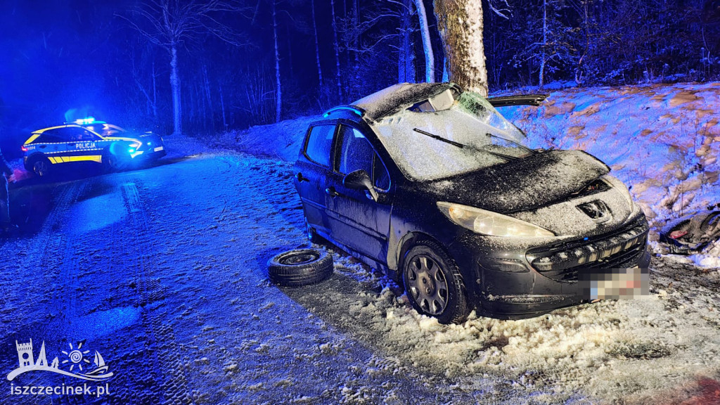 Tragiczny wypadek pod Białym Borem – zdjęcia